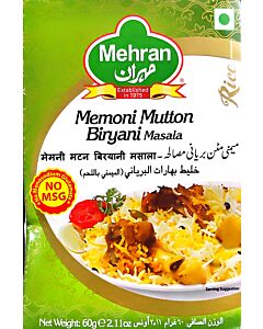 Mehran Memoni Mutton Biryani Masala ( 60 Grams) -  India Authentic Blend of Spices for Delicious Biryani