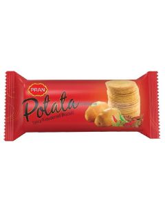 Pran Potata Spicy Flavoured Biscuits – Pack of 8 (75g Each)