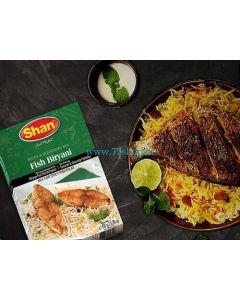 Shan Fish Biryani Masala Imported Spice Mix (50gm) Genuine Authentic Taste Buy Online India