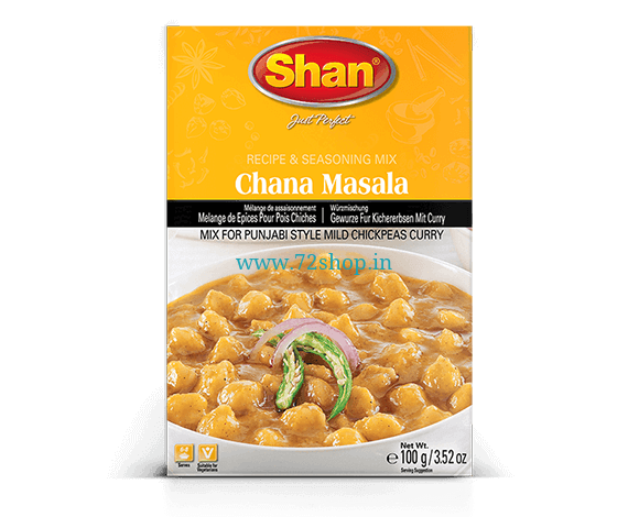 Shan Chana Masala Spice Mix Imported Masala (100gm) Original Genuine Authentic Taste Chickpeas Best Quality