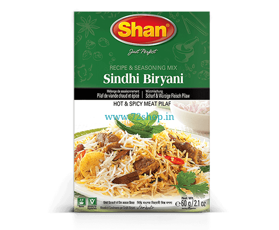 Shan Sindhi Biryani Imported Masala Spice (60gm) Buy Now for Genuine Authentic Taste