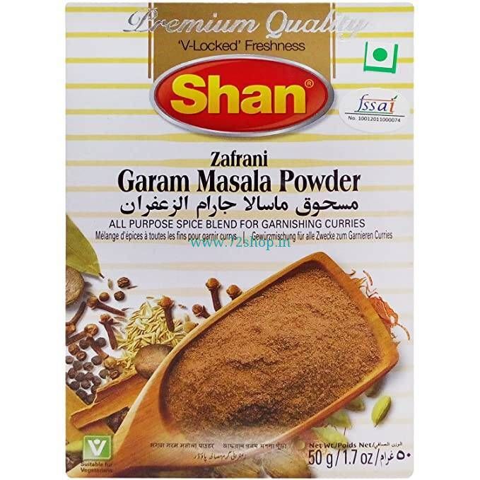 Shan Zafrani Garam Masala Imported Masala Spice (50gm) Online - Genuine Authentic Taste