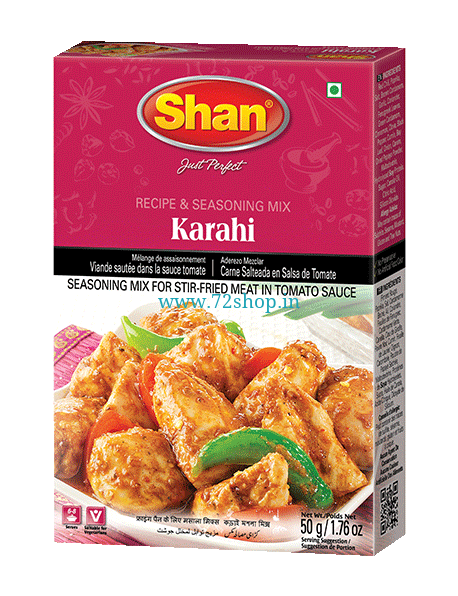 Shan Karahi Masala – Kadai Imported Original Masala Spice Mix (50gm ...