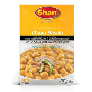 Shan Chana Masala Spice Mix Imported Masala (100gm) Original Genuine Authentic Taste Chickpeas Best Quality