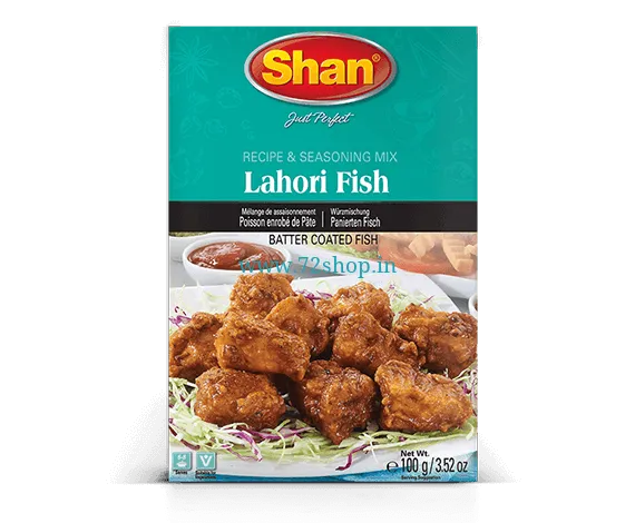 Original Shan Lahori Fish Imported Masala Spice Mix (100gm) Genuine Authentic Taste Original Shan Lahori Fish Imported Masala Spice Mix (100gm) Genuine Authentic Taste