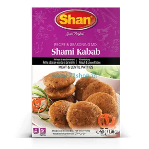 Original Shan Shami Kabab Patties Imported Spice Mix (50gm) Genuine Authentic Taste ISO 9001:2008