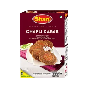 Original Shan Imported Chapli Chhappli - Chapli Kabab Spice Mix Masala (100gm) Genuine Authentic Taste