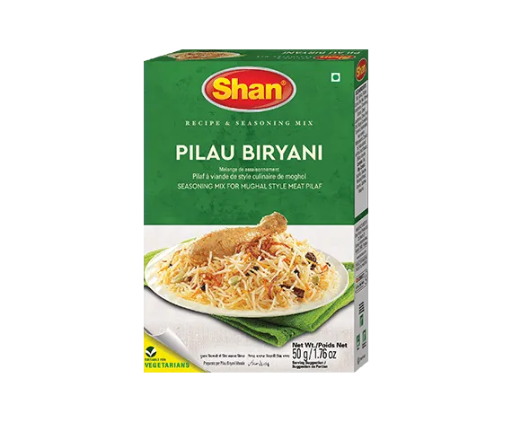 Shan Pilau Biryani Original Imported Masala Spice Mix - Genuine Authentic Taste in 50gm Shan Pilau Biryani Original Imported Masala Spice Mix - Genuine Authentic Taste in 50gm