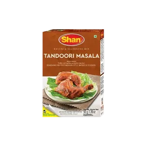 Shan Tandoori Masala Imported BBQ Barbecue (50gm) - Authentic Taste for all types of meat