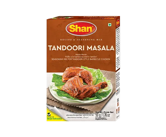 Shan Tandoori Masala Imported BBQ Barbecue (50gm) - Authentic Taste for all types of meat Shan Tandoori Masala Imported BBQ Barbecue (50gm) - Authentic Taste for all types of meat